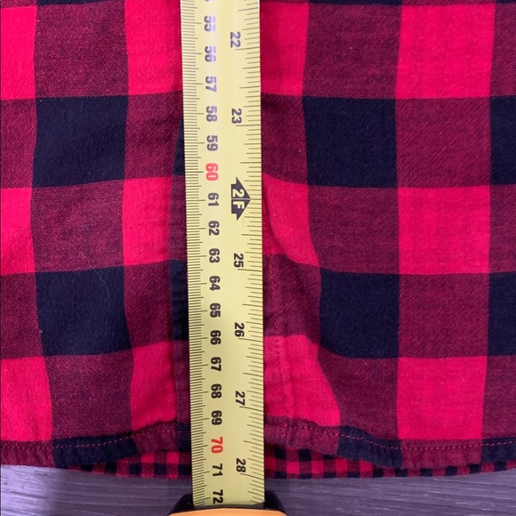 Joe Fresh buffalo plaid button down shirt (size M) - Picture 8 of 10